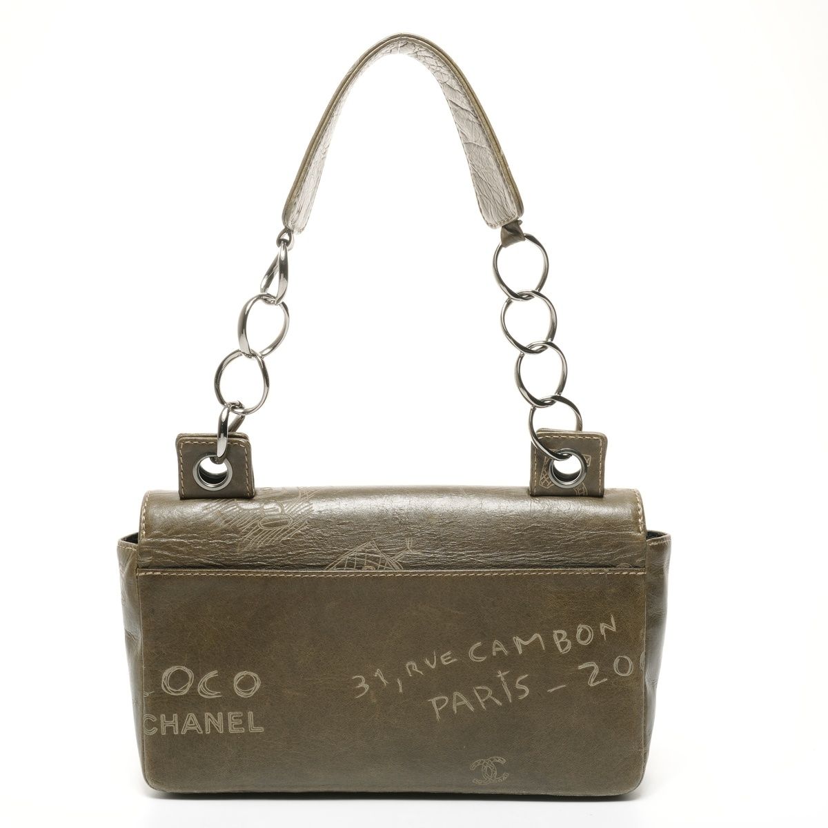 シャネル CHANEL 8番台 2003-2004 フリンジ レザー ショルダーバッグ【中古】 楽天市場】シャネル CHANEL フリンジ 2003年 ショルダーバッグ レザー