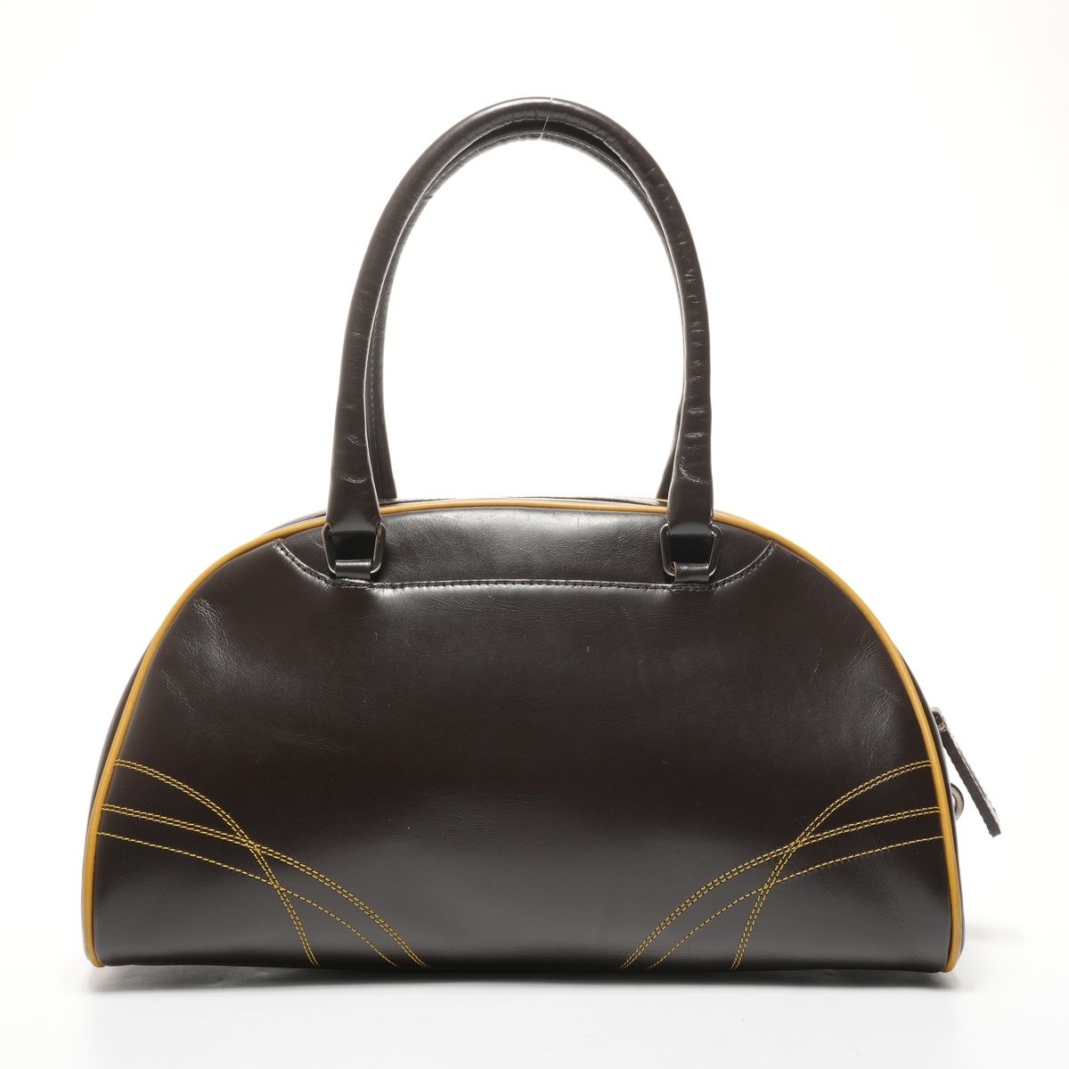 PRADA プラダ ハンドバッグ レザー ボーリングバッグ ボストンバッグ