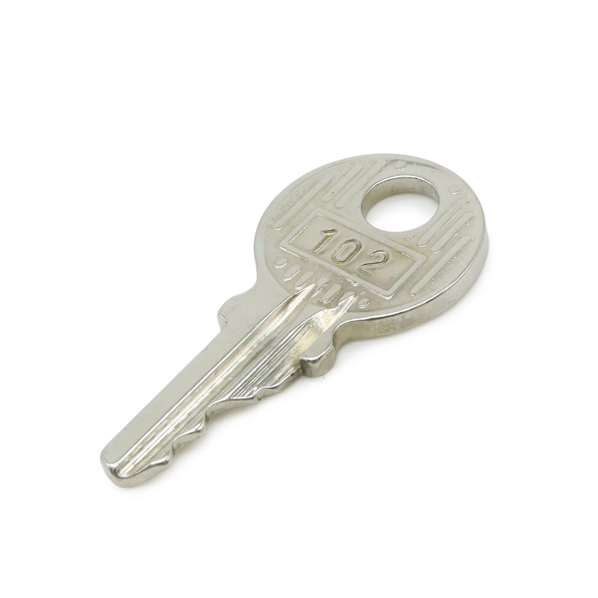 ⛄極美品⛄エルメス カデナ パドロック南京錠 鍵 no.102 シルバー#582 HERMES エルメス カデナ パドロック 南京錠 No.102 鍵 カギ キー付き