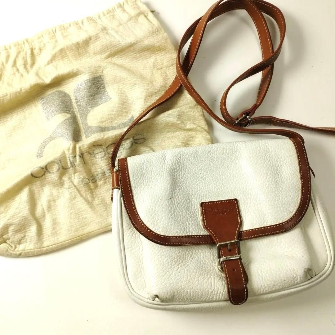R00179｜クレージュ｜Courreges｜ショルダーバッグ｜フランス製｜白 