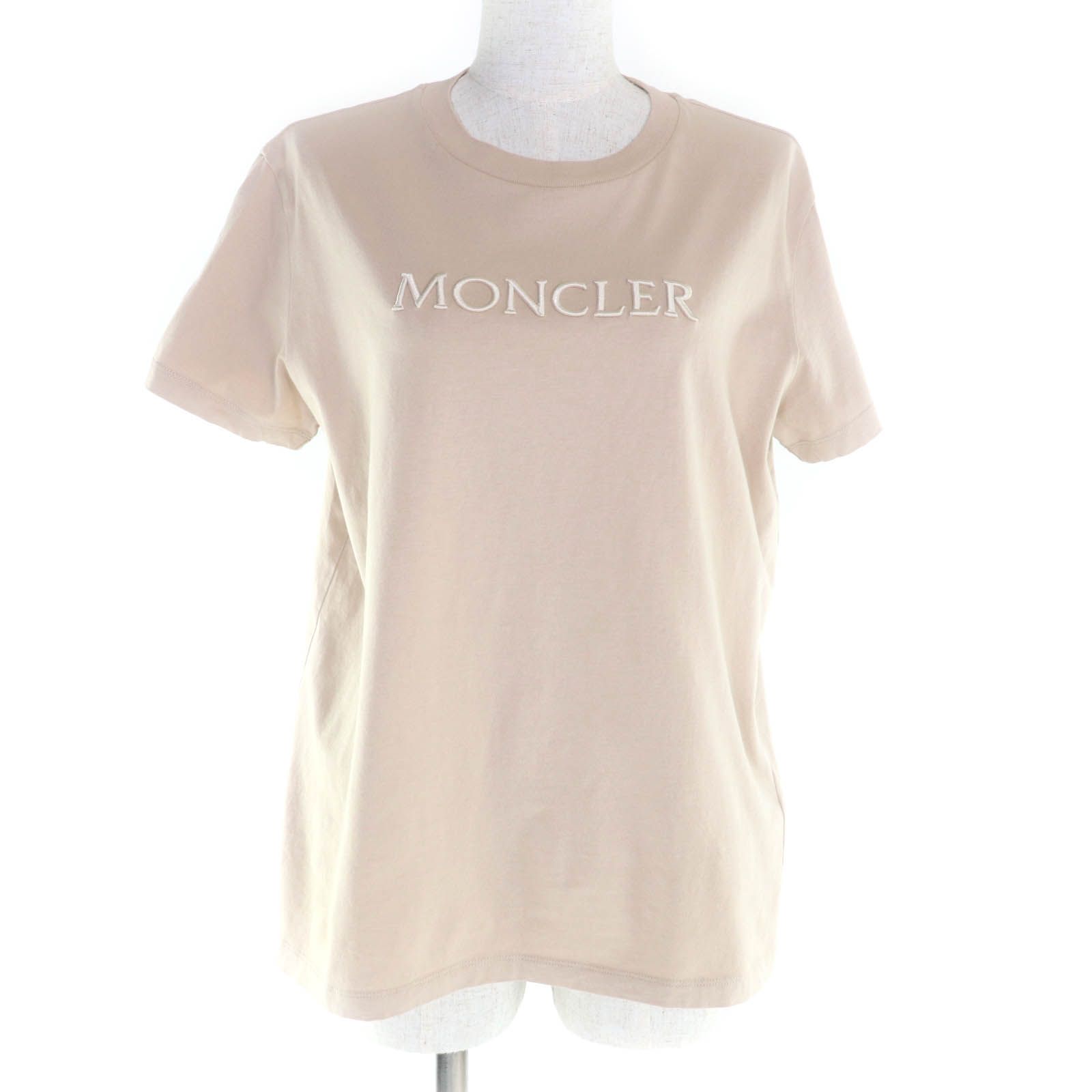 極美品☆MONCLER モンクレール 24SS コットン100％ ロゴデザイン