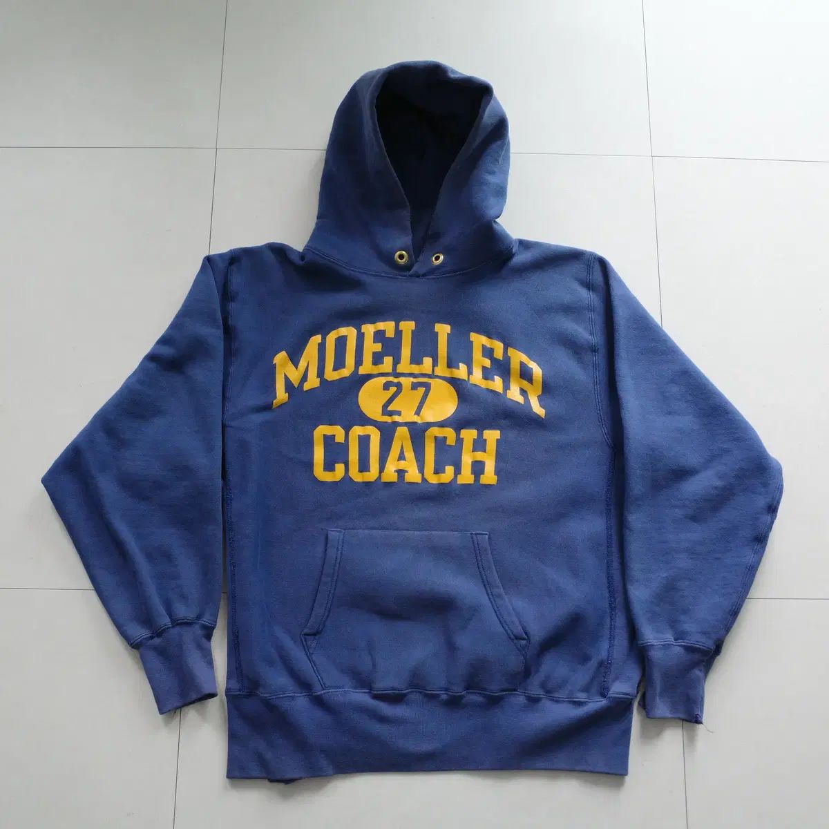 80s チャンピオン リバースウィーブ USA製 フーディー ネイビー XL