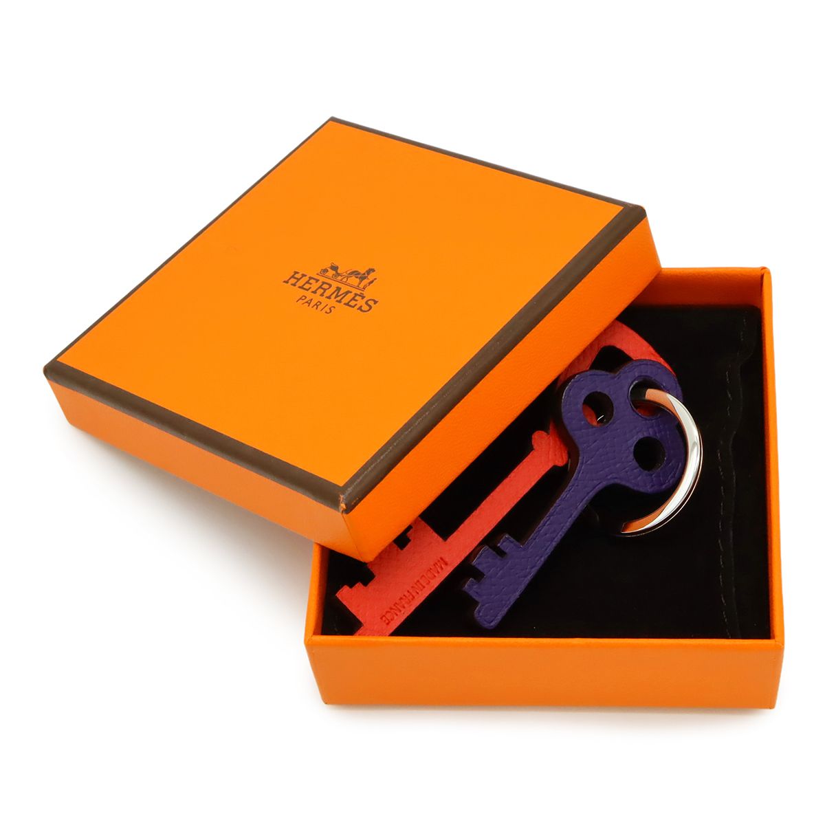 HERMES エルメス プティアッシュ キーホルダー キーリング チャーム 鍵