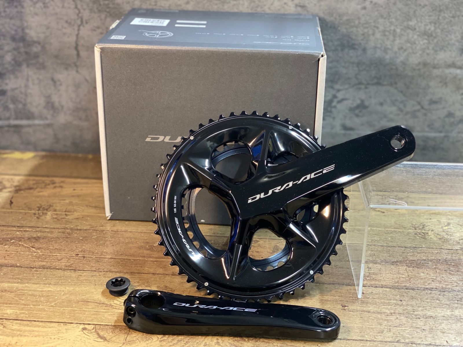 デュラエースクランクセット　50-34　165㎜　箱付き デュラエース DURA-ACE クランク セット 52-36t 165mm - メルカリ