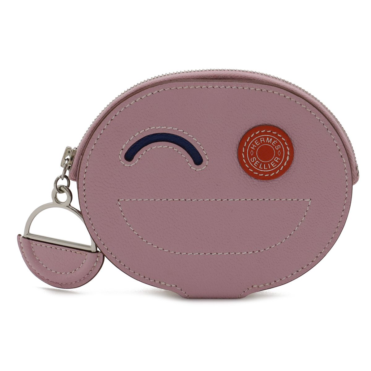 HERMES エルメス インザループ ウィンク ケース 小銭入れ パース ポーチ シェーブル レザー キャラメル モーヴシルベストル Z刻印 HERMES エルメス インザループ ウィンク コインケース 小銭入れ コイン