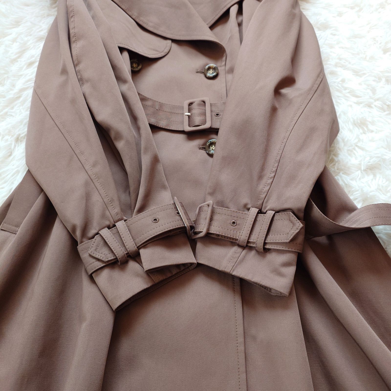 美品 ハーリップトゥ Her lip to Grace Long Trench Coat トレンチ