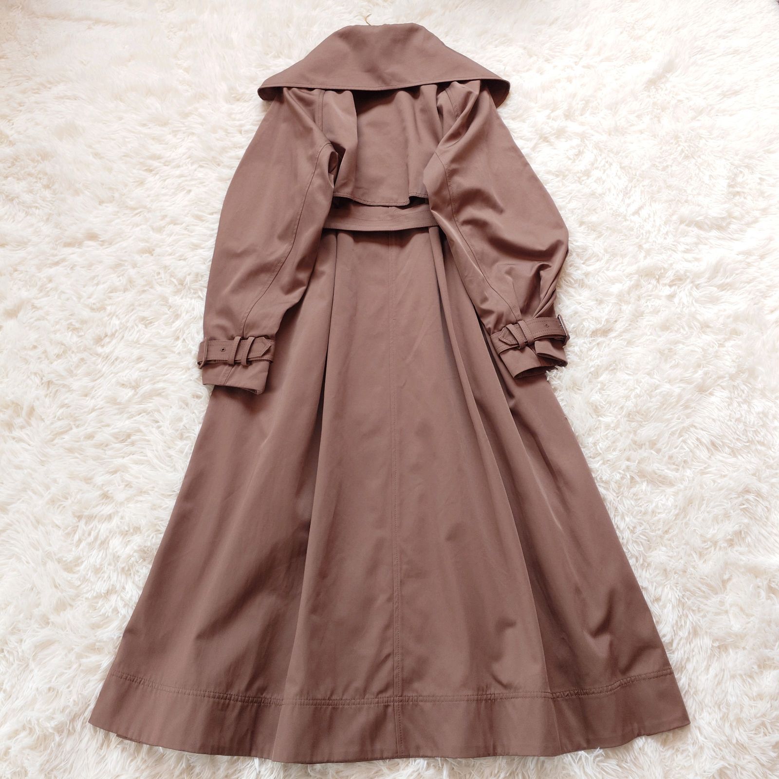【Herlipto】Grace Long Trench Coat Fubail / Grace Long Trench Coat