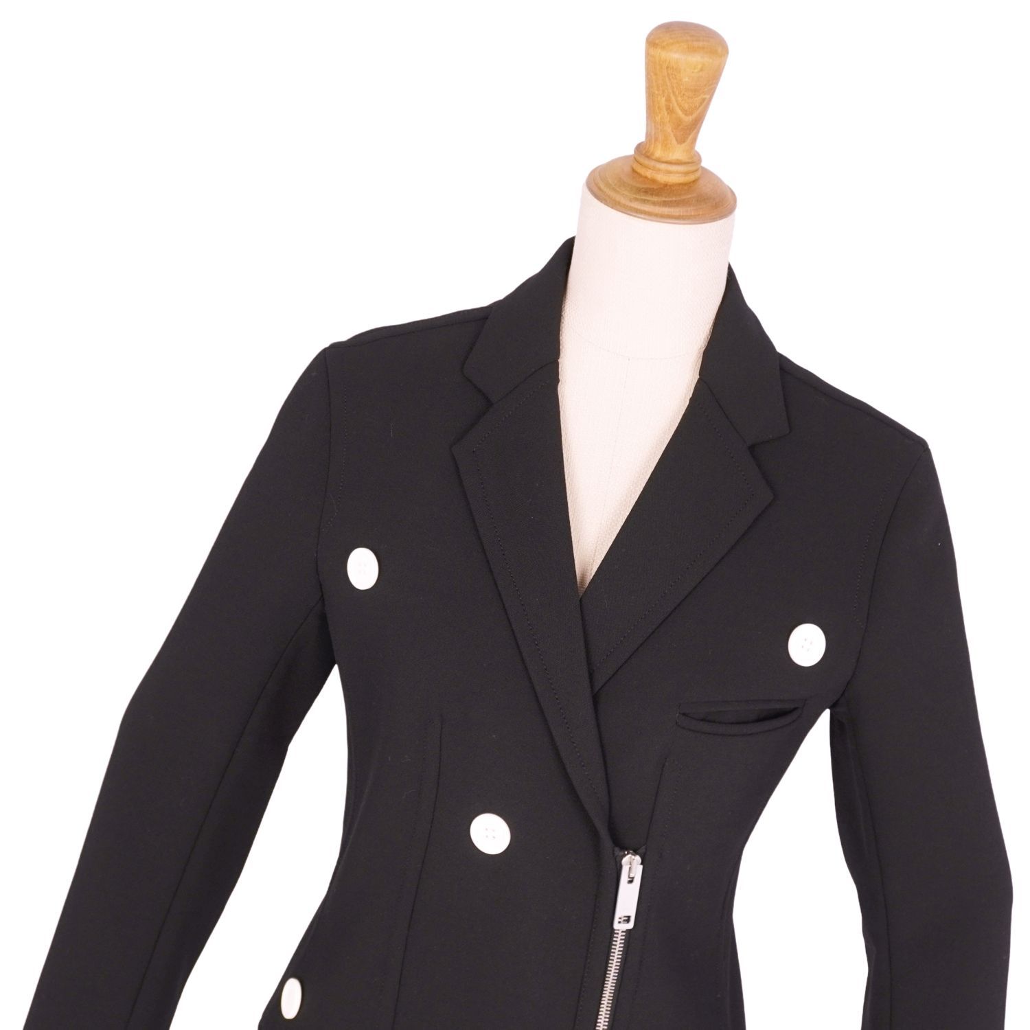 極美品✨セリーヌ フィービー期 タキシード テーラード ジャケット シルク 黒 CELINE - セリーヌ フィービー期 タキシードジャケット テーラード