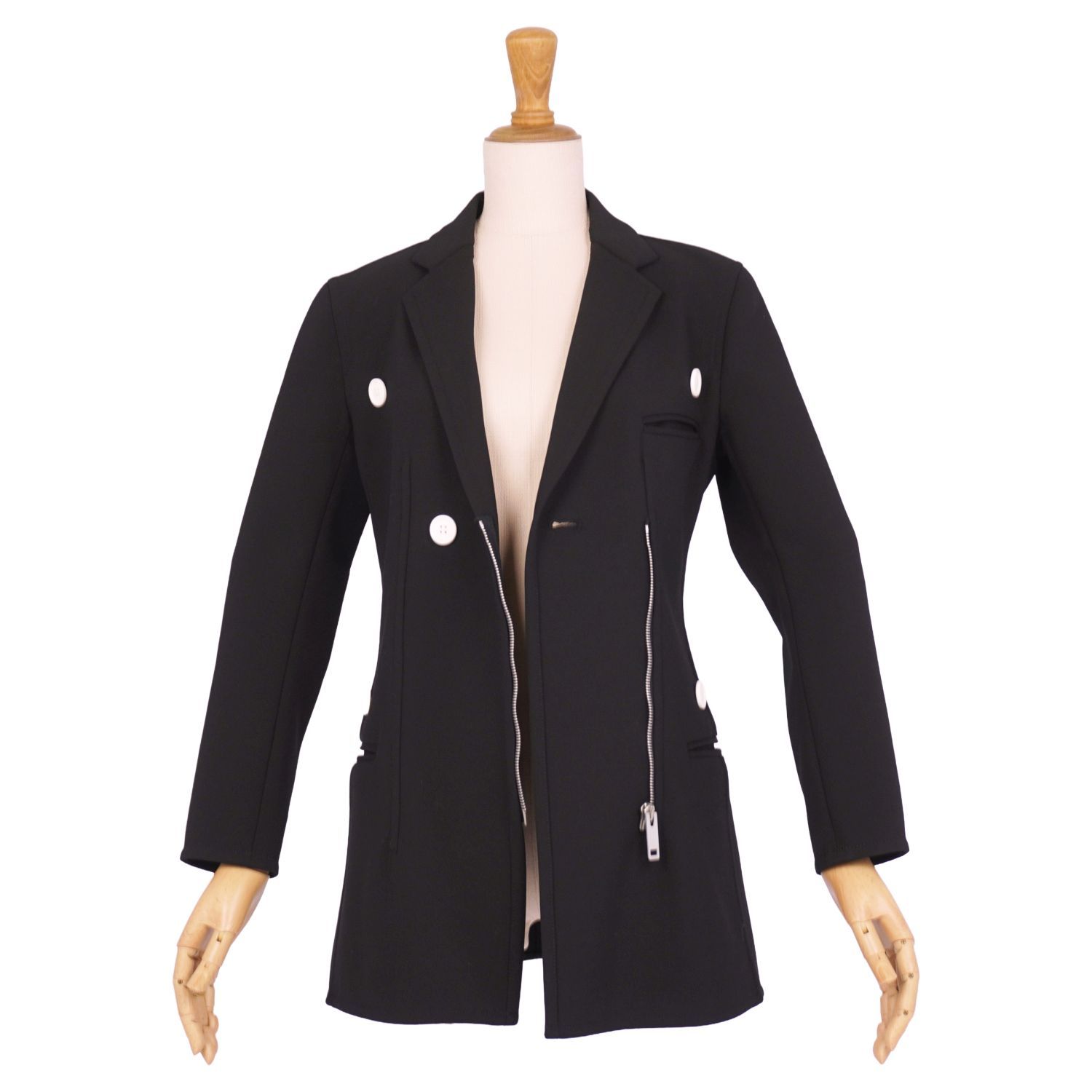 極美品✨セリーヌ フィービー期 タキシード テーラード ジャケット シルク 黒 CELINE - セリーヌ フィービー期 タキシードジャケット テーラード