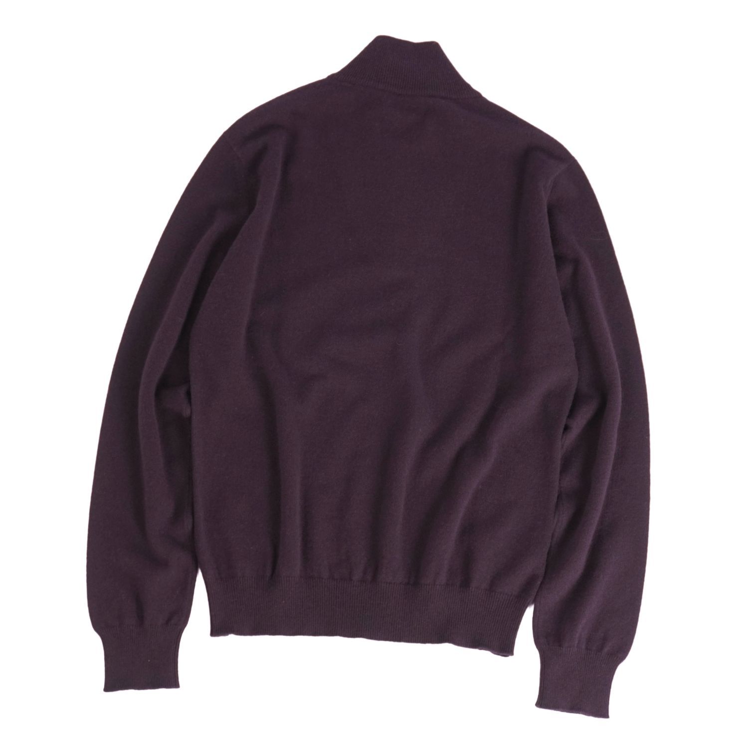 美品 エルメス HERMES ニット セーター ハーフジップ ロングスリーブ