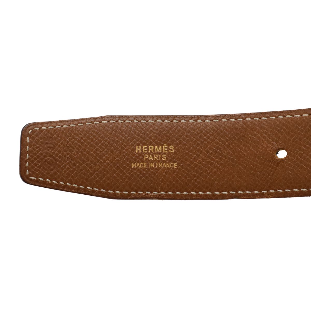 HERMES エルメス Hベルト リバーシブル レザー ブラック 黒 キャメル