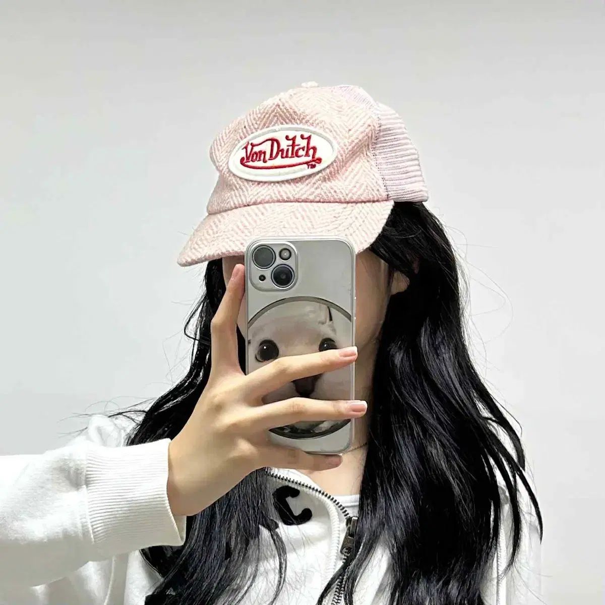 Von Dutch ボンダッチ y2k ピンク メッシュキャップ (OS) - メルカリ