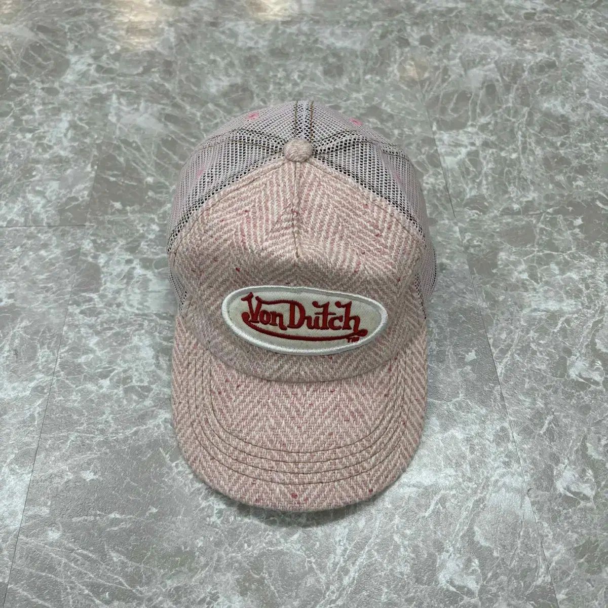Von Dutch ボンダッチ y2k ピンク メッシュキャップ (OS) - メルカリ