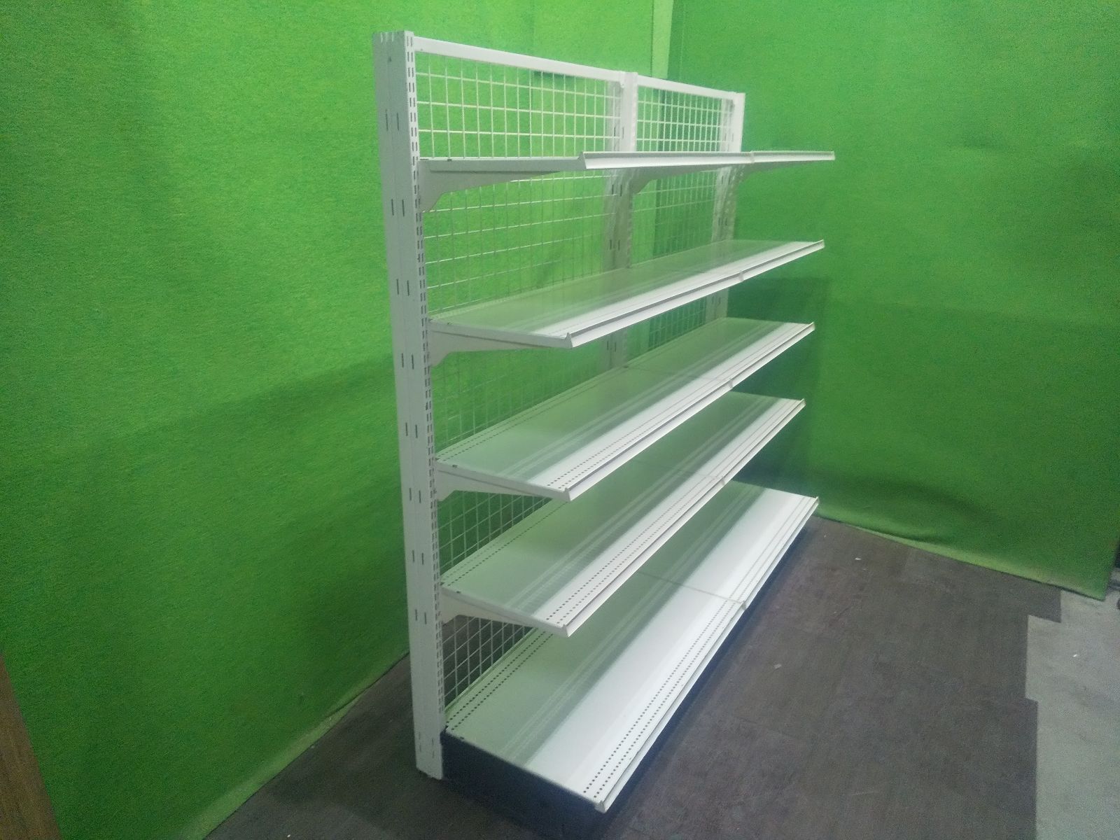 オカムラ製 H180cm×W90cm ２連結片面４段什器■陳列棚 ■ システム什器■S-658 2026年最新Yahoo!オークション オカムラ製 H180cm×W90cm 2連結片面4