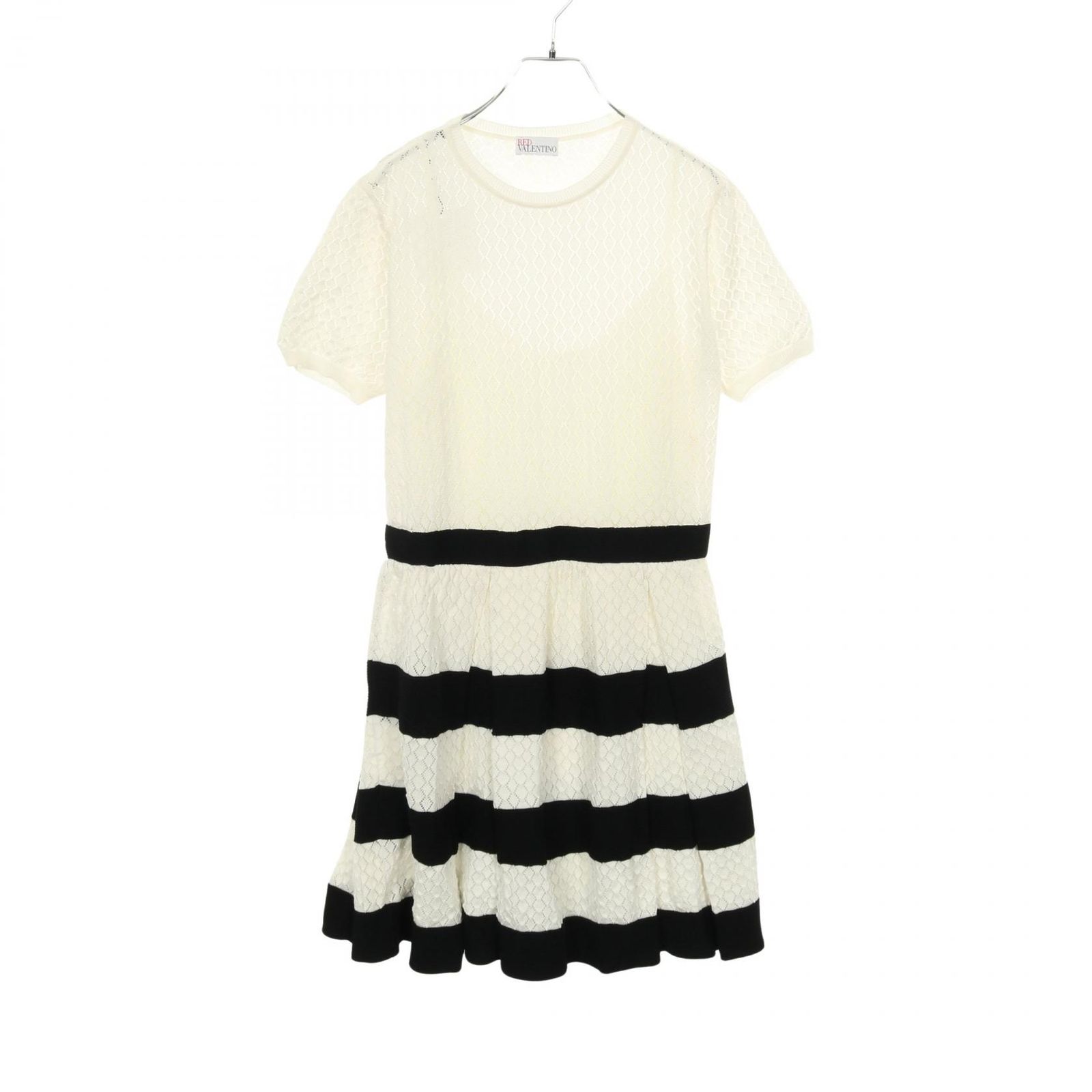 レッドヴァレンティノ RED VALENTINO ワンピース レース プリーツ 