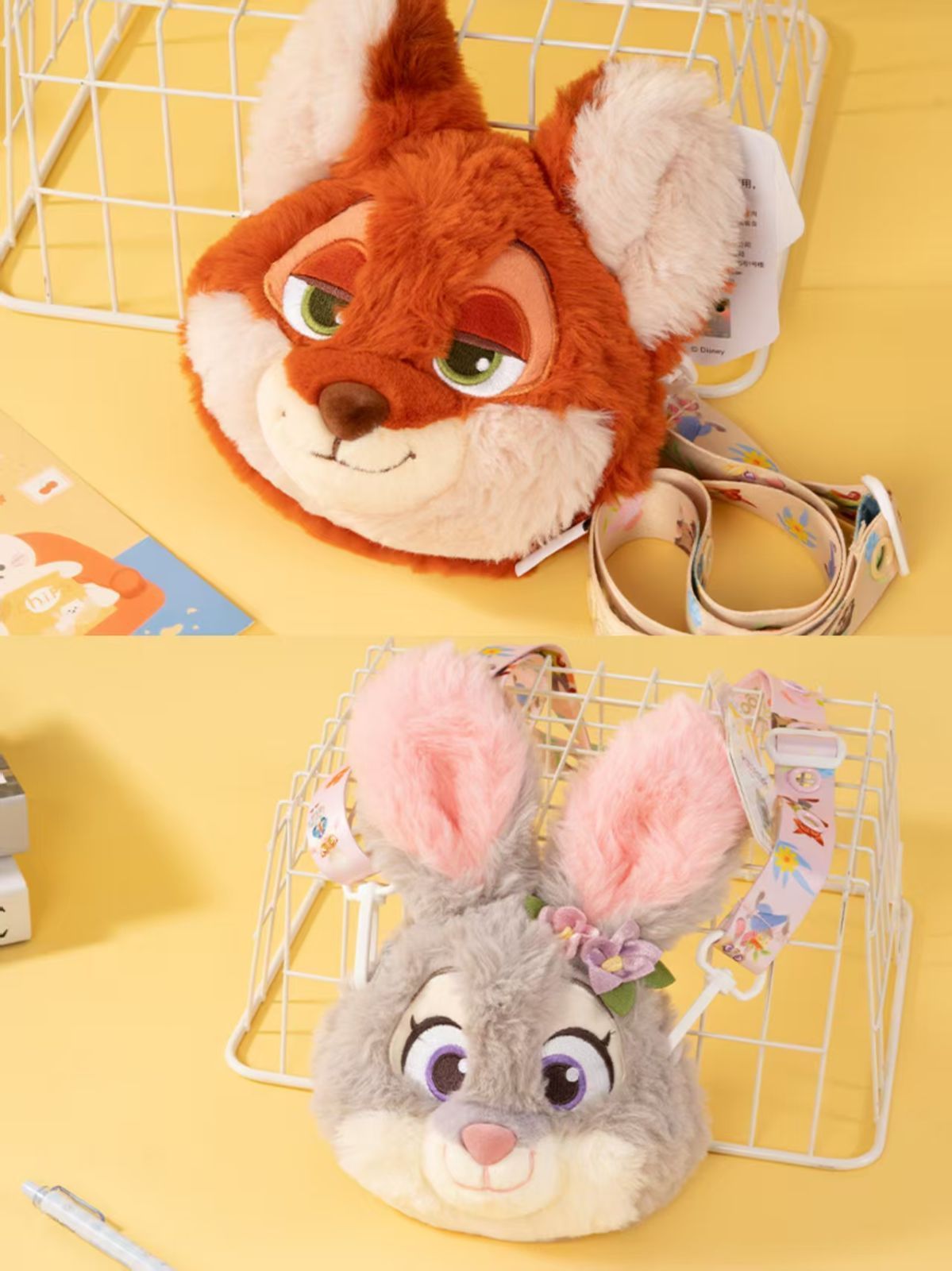 新品未使用】ズートピア ニック ジュディ ぬいぐるみバッグ ショルダー