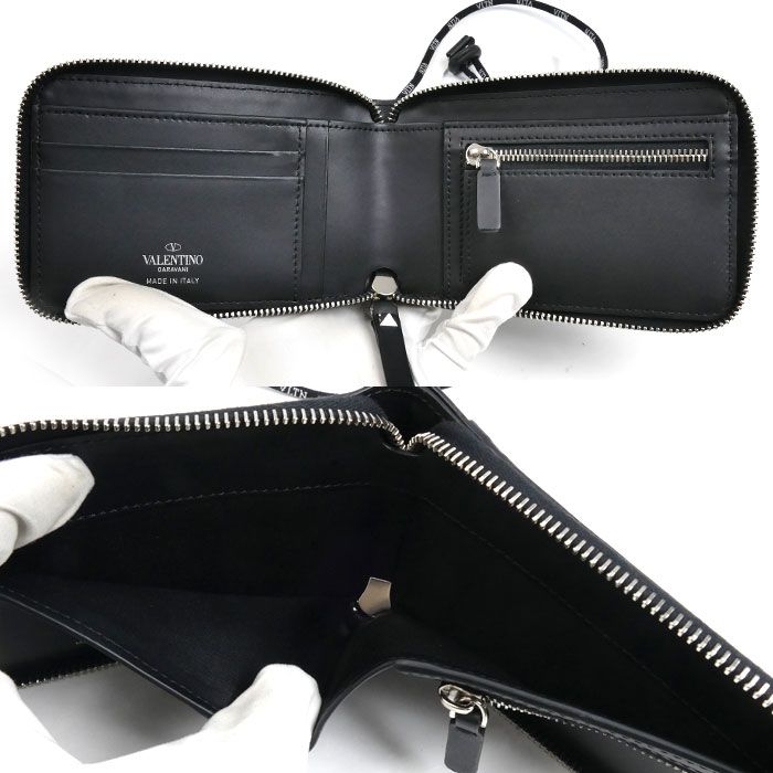 VALENTINO ネックストラップ付きウォレット Valentino Garavani ヴァレンティノ・ガラヴァーニ VLTN ネック