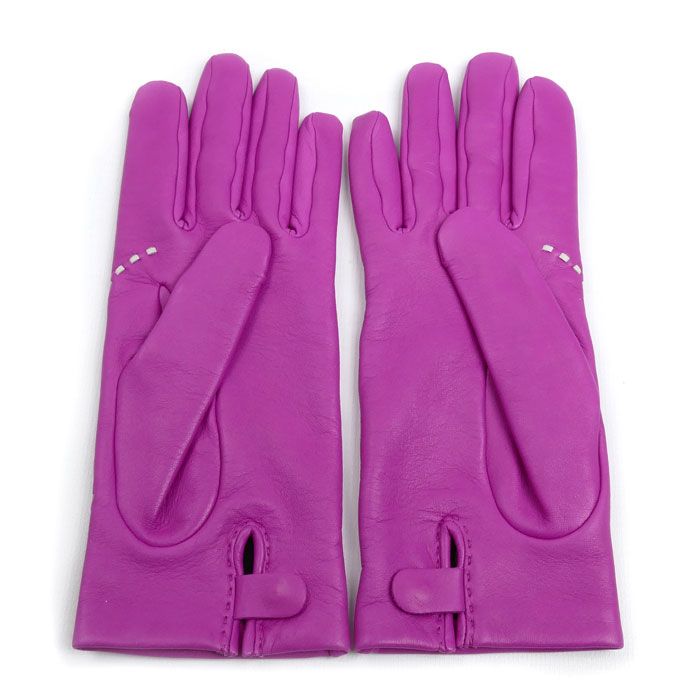 HERMES エルメス リスボン グローブ 手袋 ピンク H152000G MG070 7