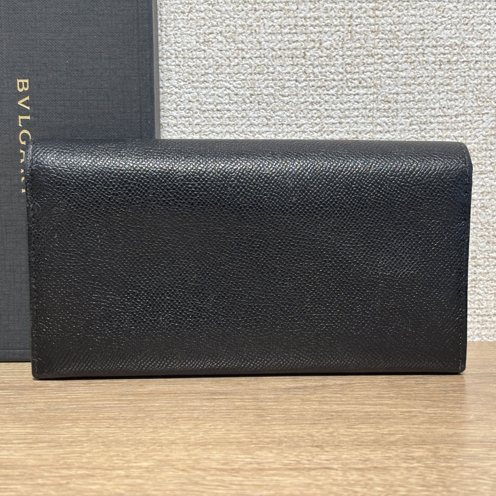BVLGARI ブルガリ ブルガリブルガリ レザー 長財布 二つ折り ロング