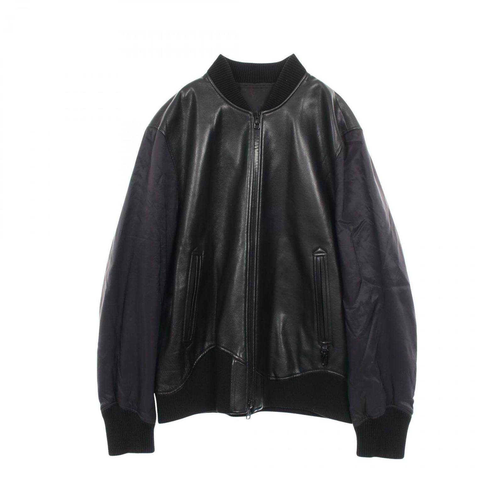 ルイ・ヴィトン LOUIS VUITTON モノグラム レザー ナイロン ジャケット