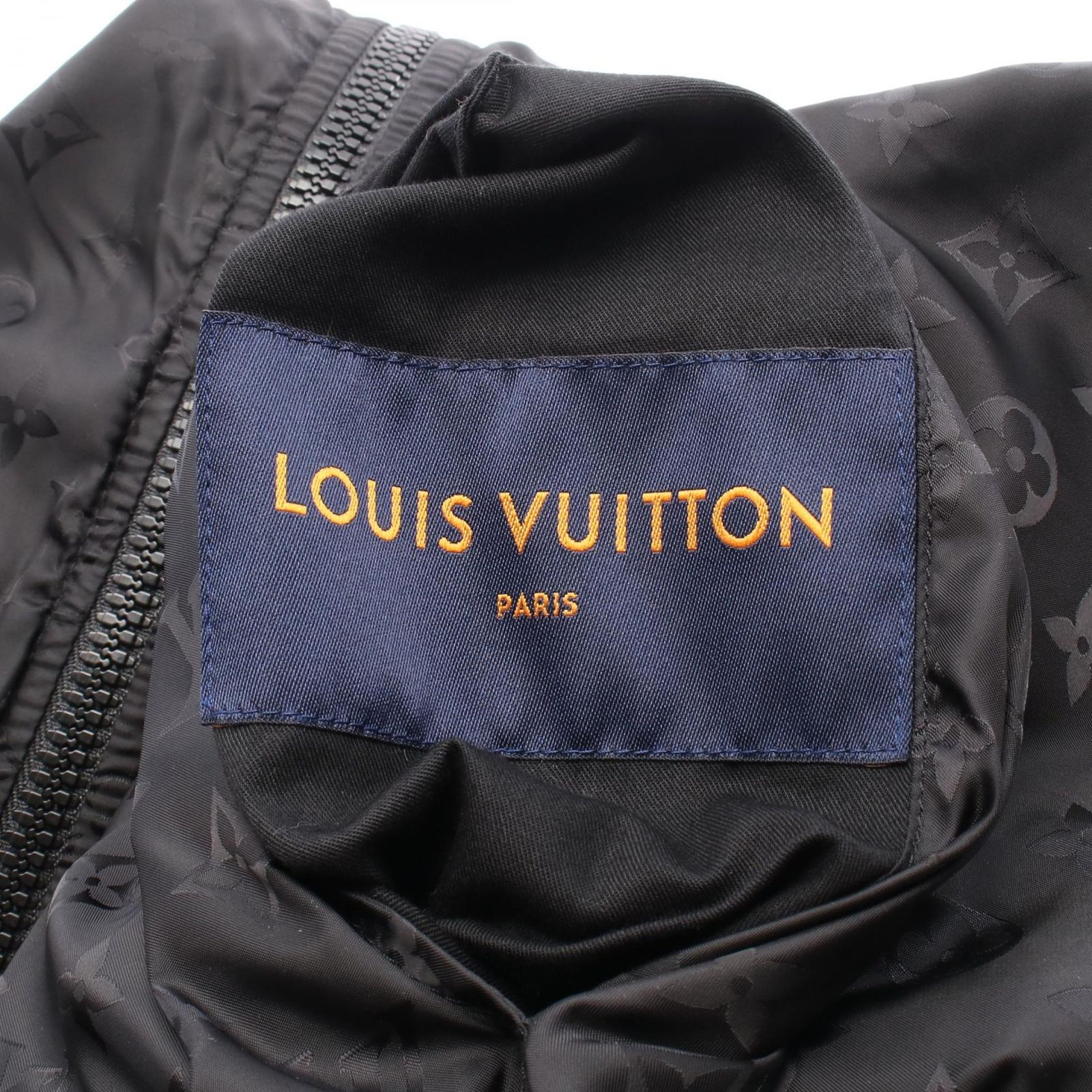 ルイ・ヴィトン LOUIS VUITTON モノグラム レザー ナイロン ジャケット