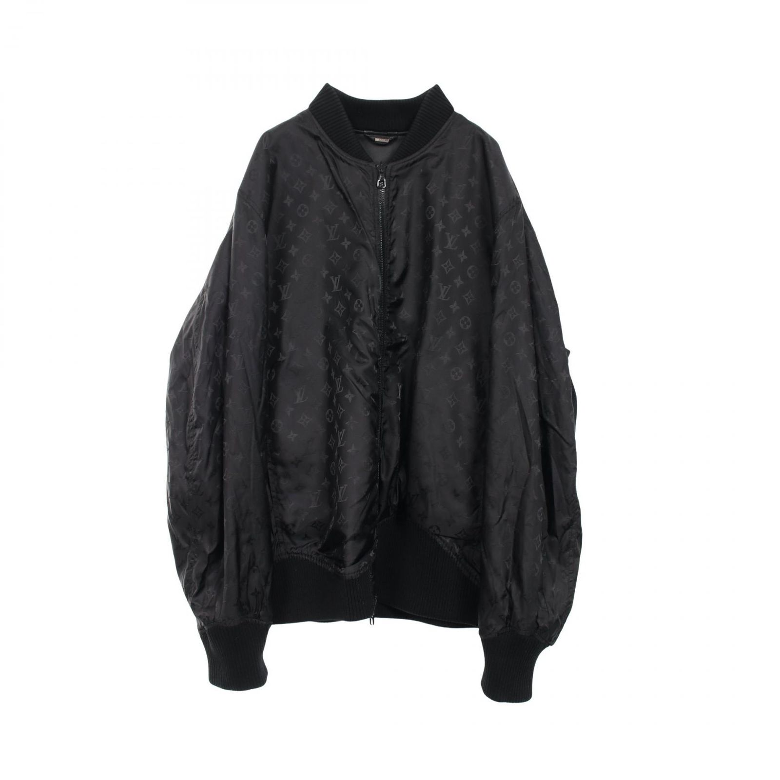 ルイ・ヴィトン LOUIS VUITTON モノグラム レザー ナイロン ジャケット