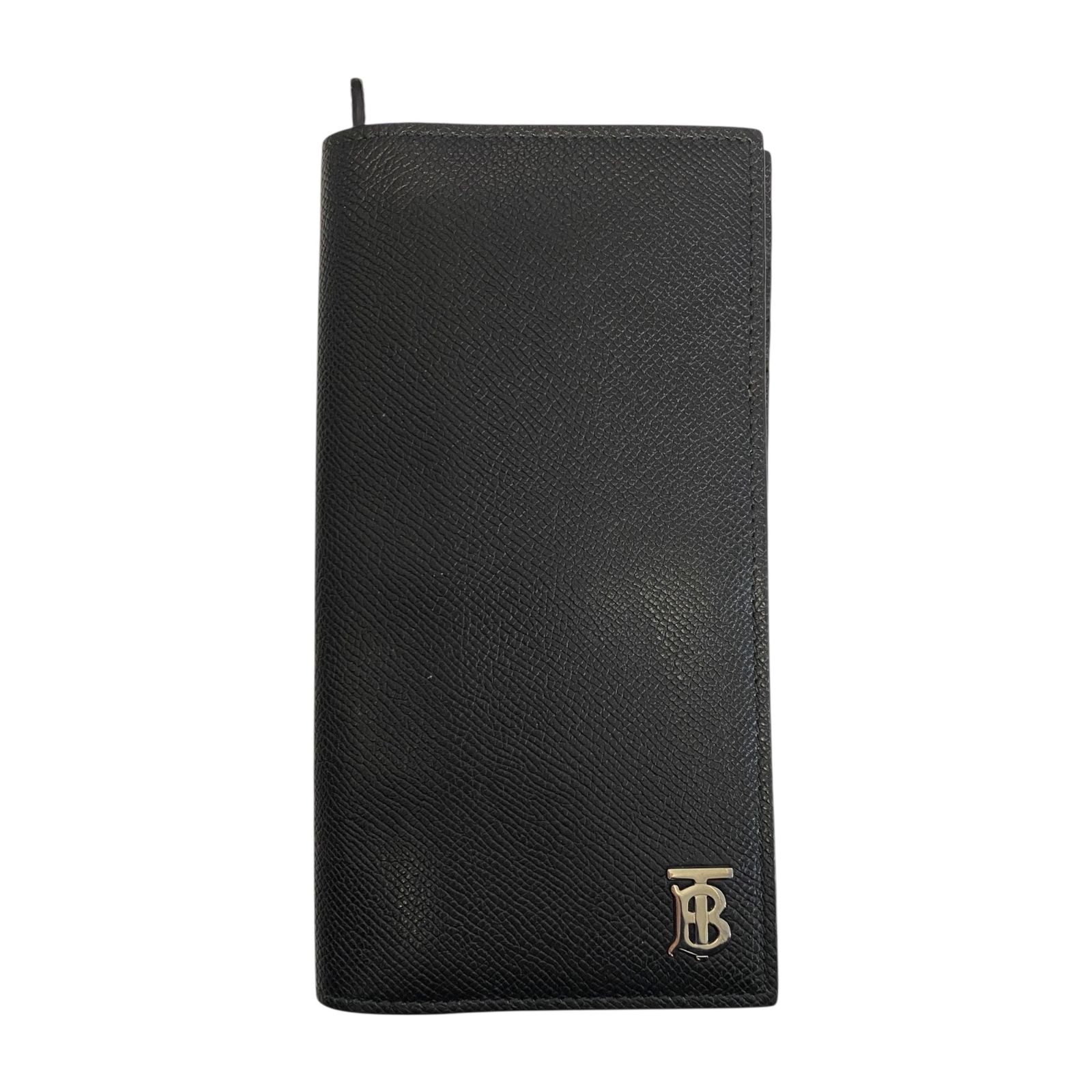 中古品】 BURBERRY バーバリー TBロゴ 二つ折り ロングウォレット 長