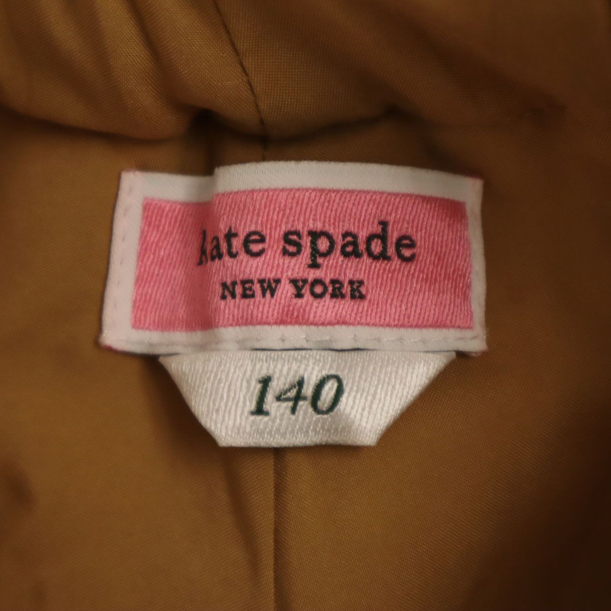 美品 Kate Spade ケイトスペード バンビ柄 フェイクファー ショート 