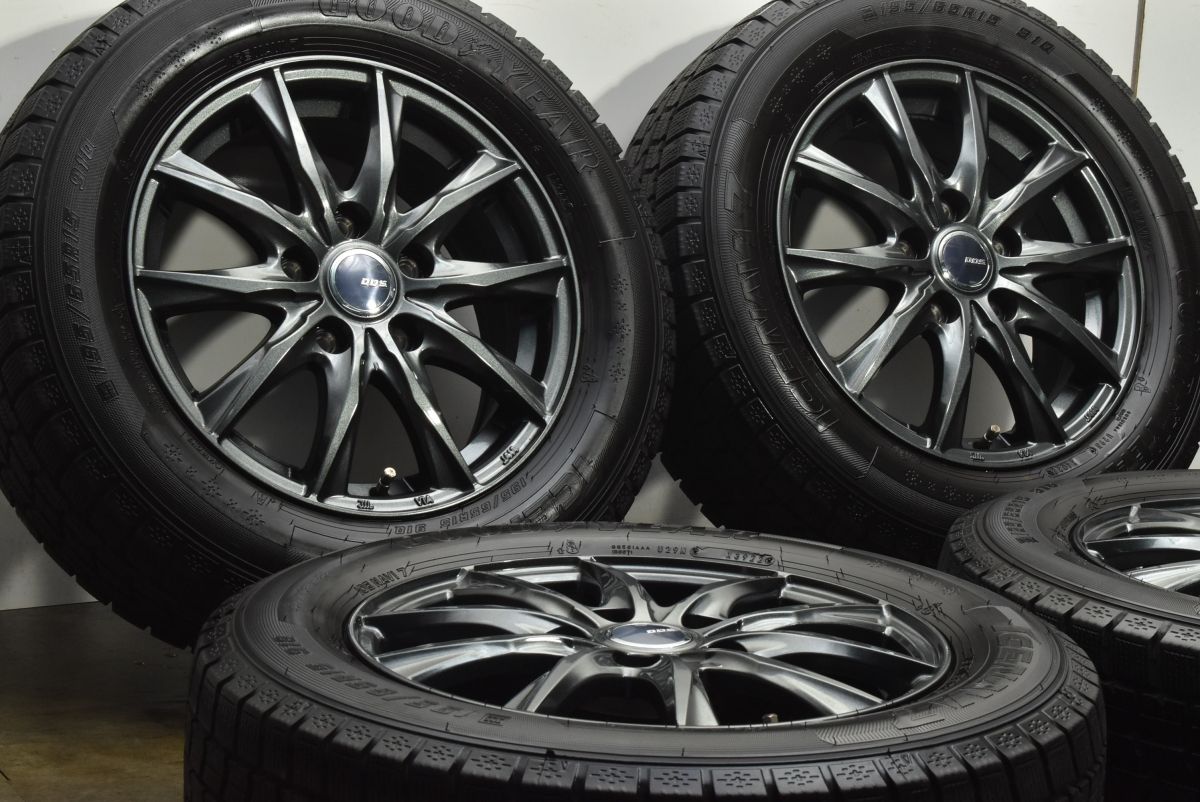 バリ溝】D. O.S. 15in 6J +52 PCD114.3 ノーストレック N5 195/65R15