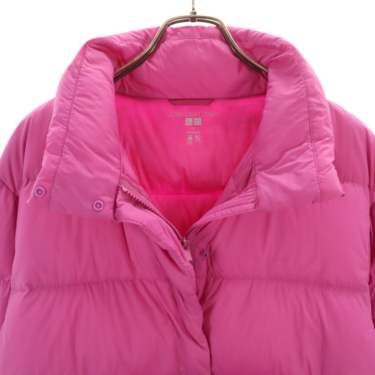 UNIQLO ユニクロ コクーン ウルトラライトダウンジャケット S ピンク