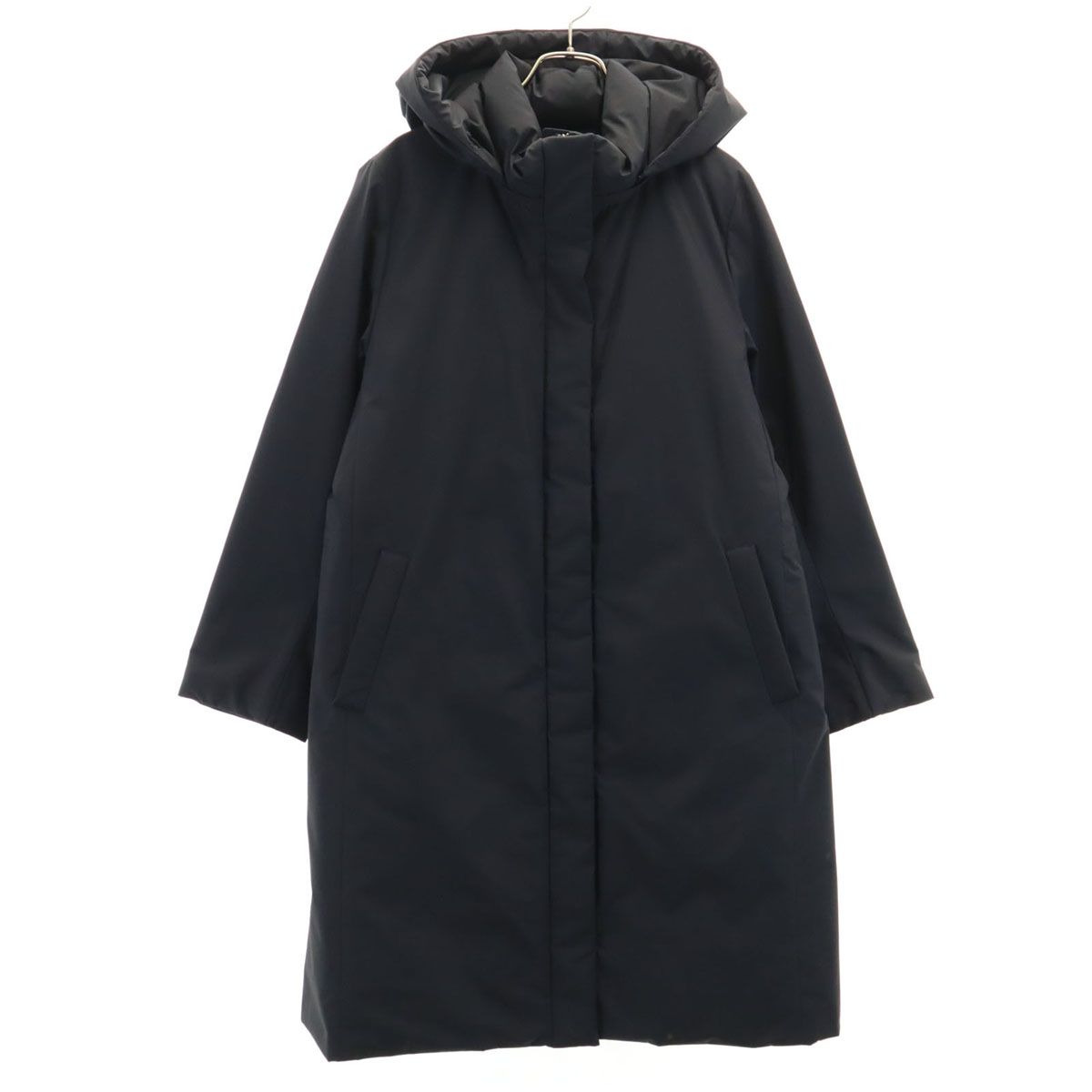 UNIQLO ユニクロ ハイブリッド ダウンコート L ブラック レディース 