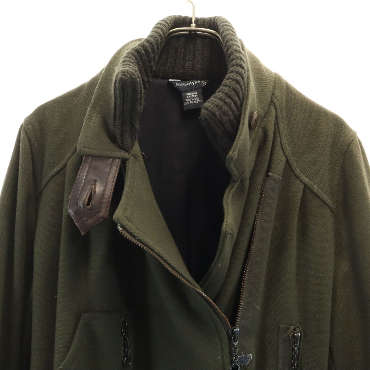Diesel Style Lab ディーゼル スタイル ラボ イタリア製 ウールコート 