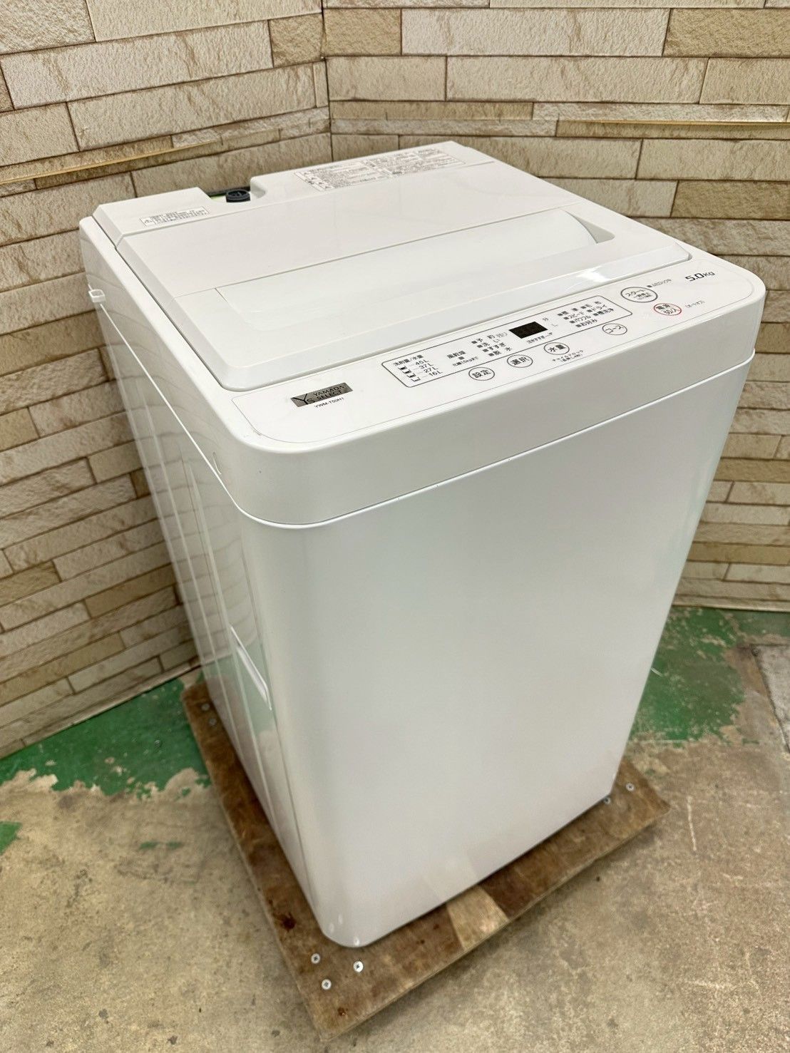 大阪送料無料★3か月保障★洗濯機★2022年★YWM-T50H1★IS-1069 大阪送料無料☆3か月保障付き☆洗濯機☆ヤマダ☆5kg☆2022年☆YWM