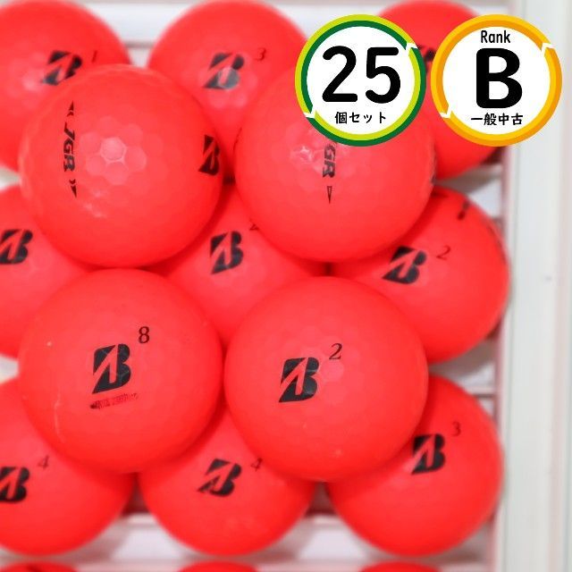 25個 TOURB JGR マットレッドカラー Bランク 中古 ブリヂストン ロスト