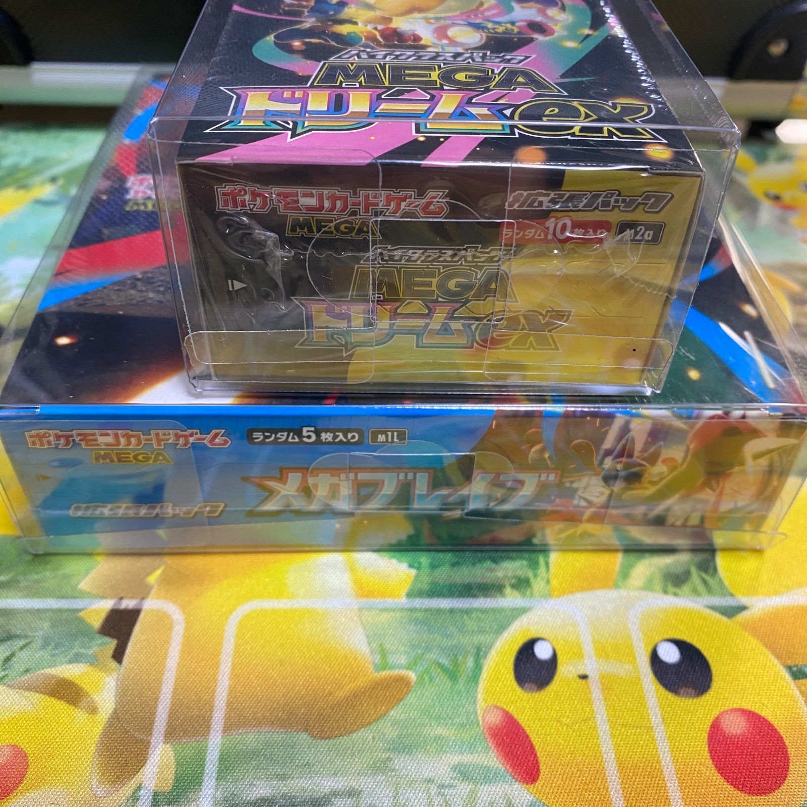 T*7様 【ポケセン産】ポケモンカードメガドリームBOX シュリンク付き１BOX ポケモンカードゲーム ハイクラスパック メガドリームex MEGA BOX