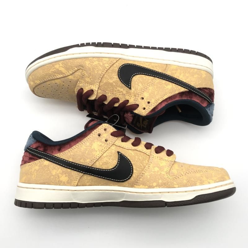 中古】NIKE SB Dunk Low Pro City of Cinema/Celestial Gold and Dark