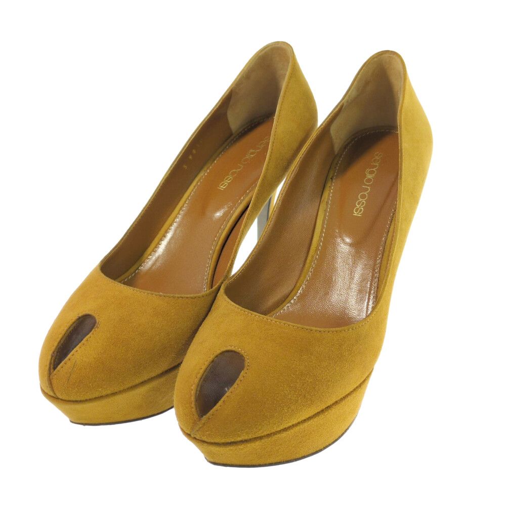 年末セール) sergio rossi セルジオロッシ スエード・パンプス靴/36 1