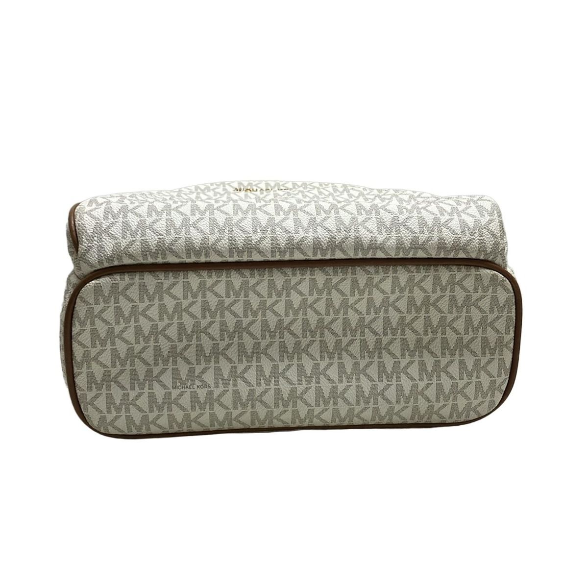 オファー MICHAEL KORS(マイケルコース) リュックサック - 白×ブラウン