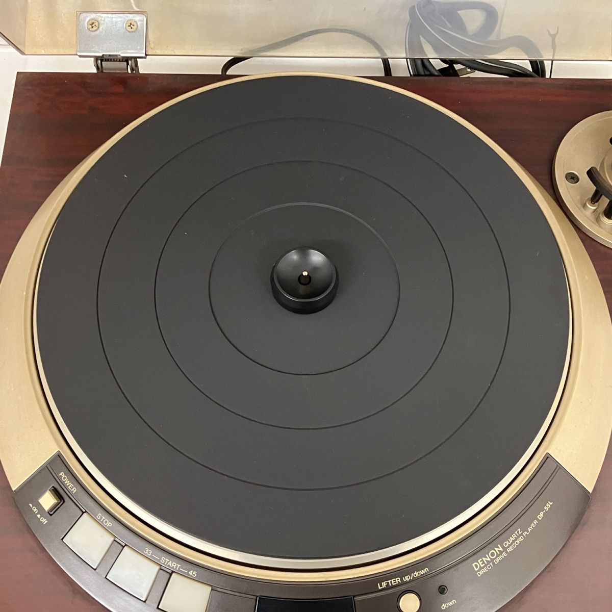 DENON DENON レコードプレーヤー ターンテーブル DP-55L 動作品 説明書 