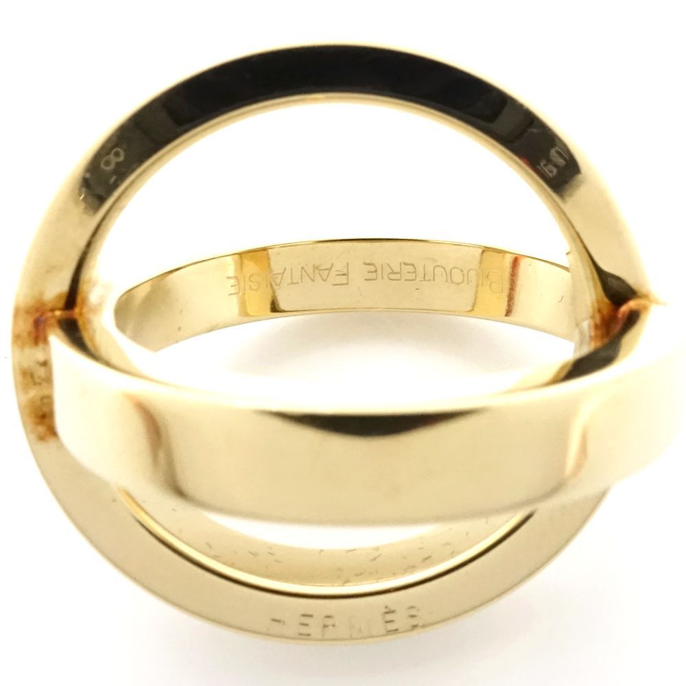 HERMES エルメス スカーフリング コスモス GP(ゴールドメッキ