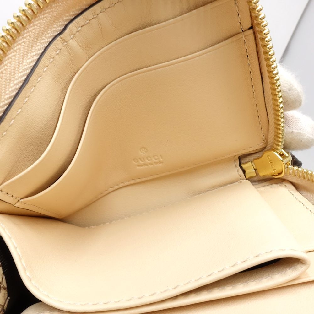 中古】GUCCI グッチ コインケース 644406 L字ファスナーコインパース