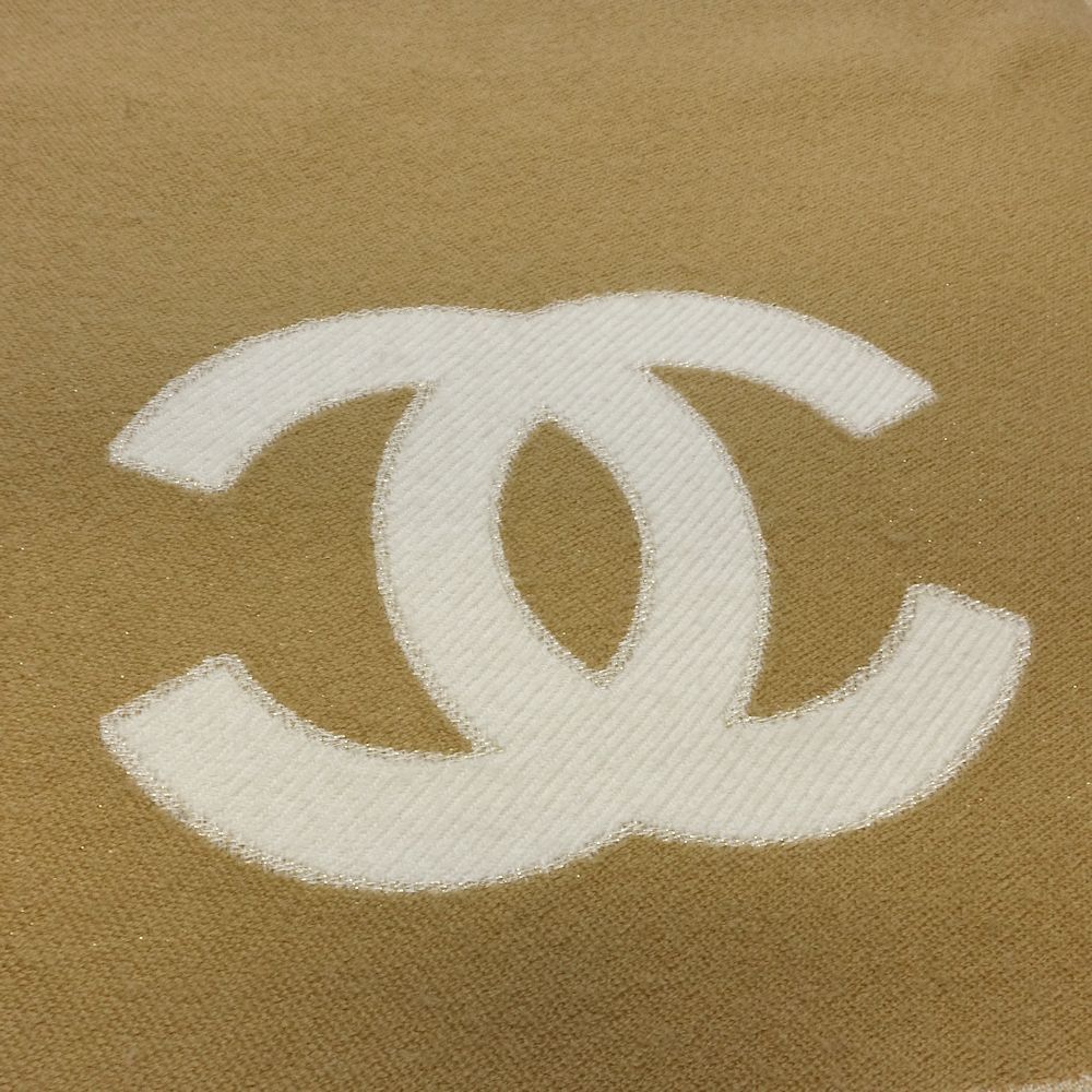 CHANEL シャネル マフラー スポーツ ココ CC ロゴ CHANEL シャネル マフラー ココマーク CCロゴ リバーシブル ウールx