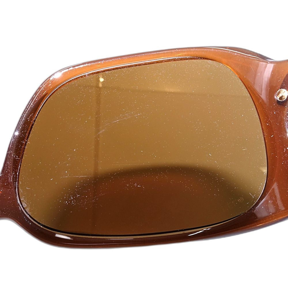 美品　シャネル　CHANEL　サングラス　ココマーク　ブラウン　6014　ケース CHANEL シャネル サングラス ココマーク 6014 C879/73 64□16 120