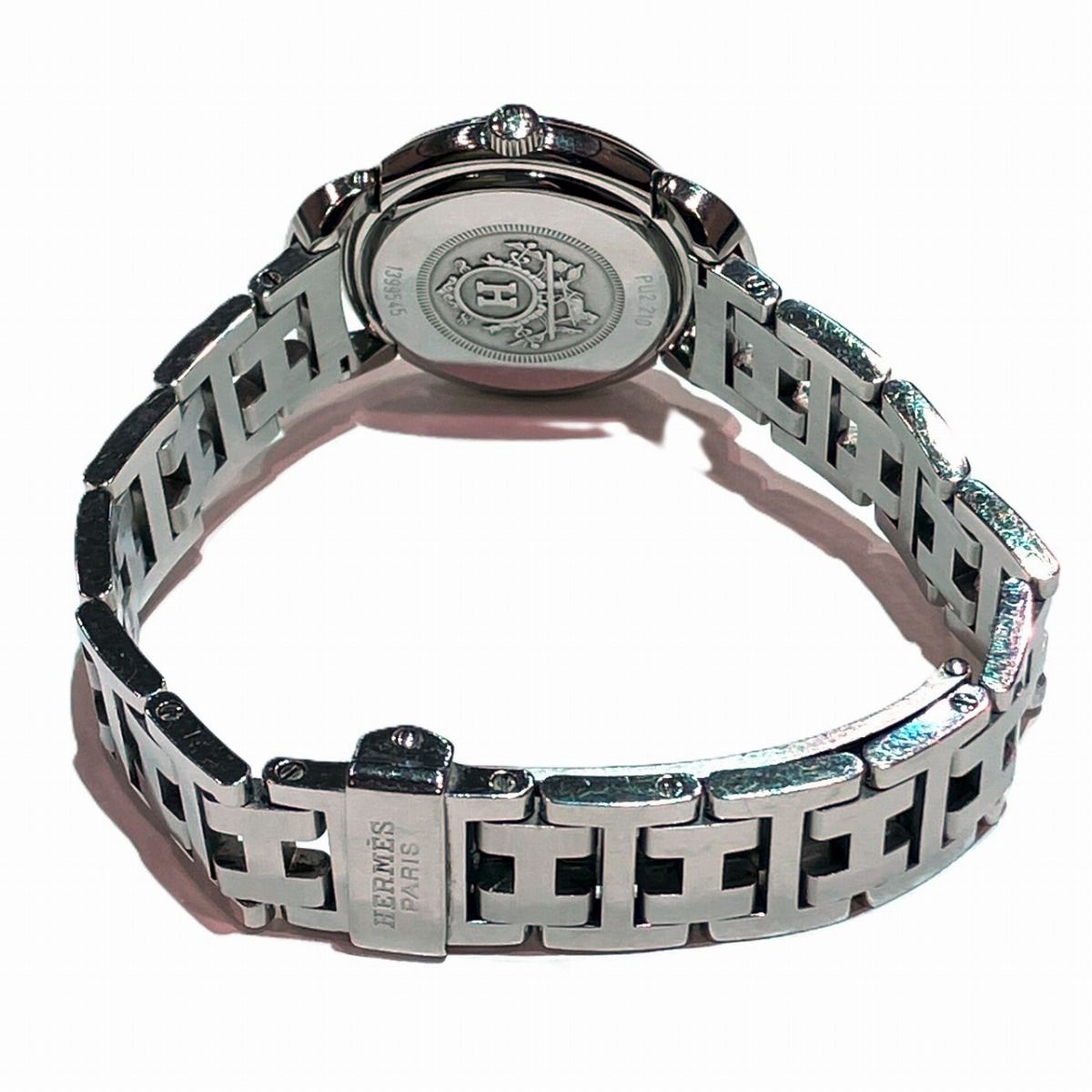 OH済み】HERMES エルメス プルマン レディース 腕時計PU2.210 