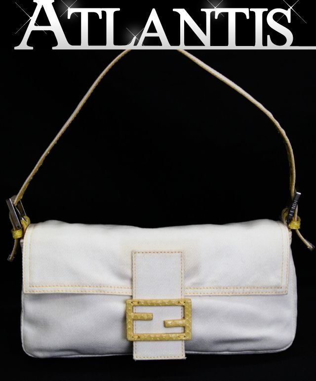 フェンディ FENDI マンマバケット ワンショルダーバッグ デニム