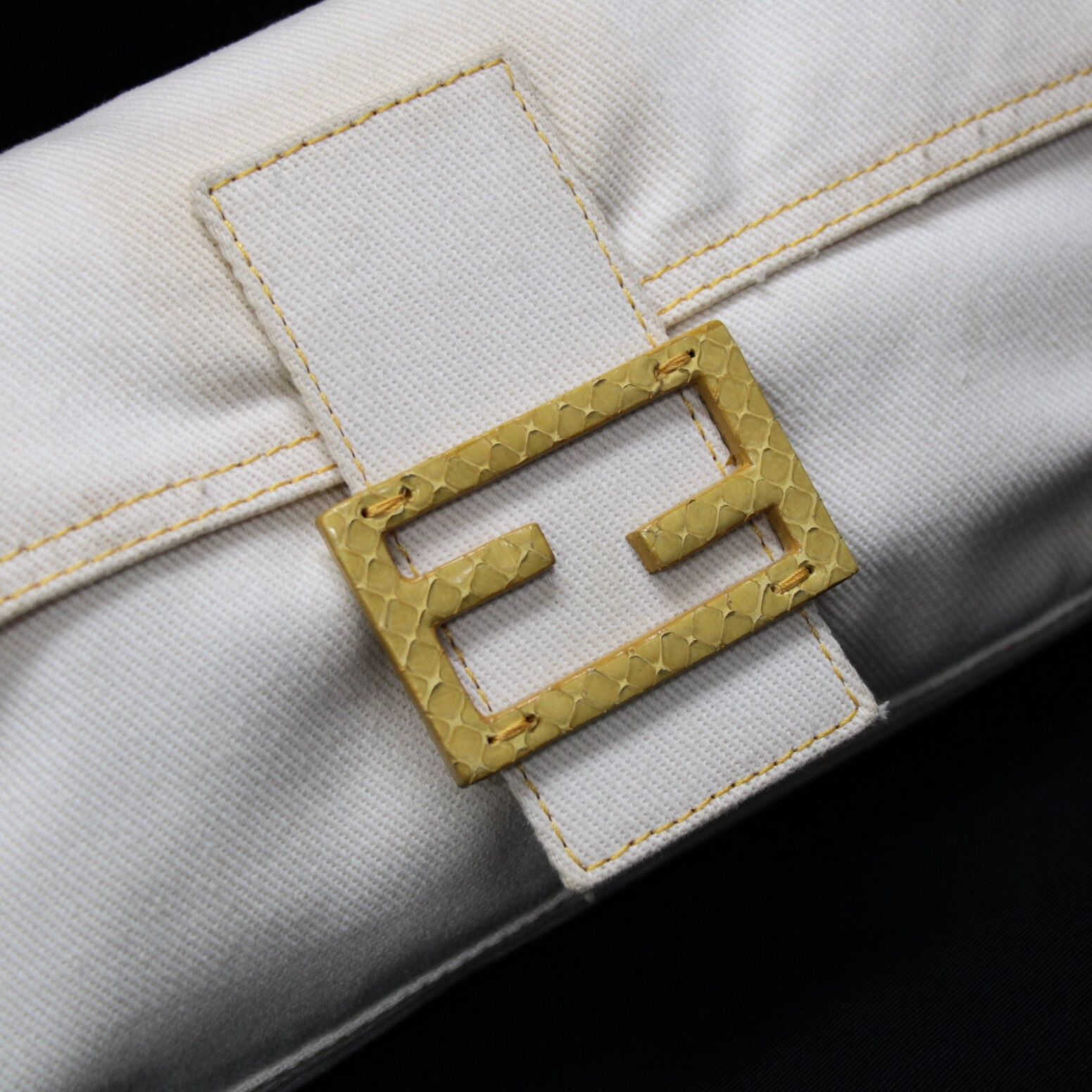 フェンディ FENDI マンマバケット ワンショルダーバッグ デニム