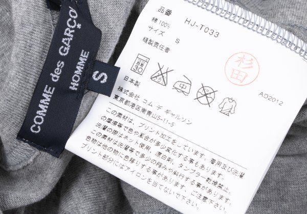 コムデギャルソン オムCOMME des 注文 GARCONS HOMME コットンポイント