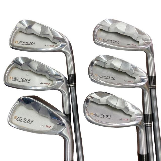 中古】 エポンゴルフ株式会社 EPON AF-703 6S アイアンセット IR 純正