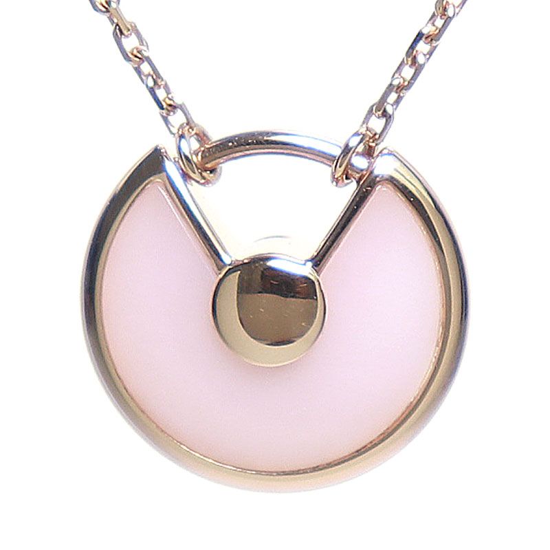 カルティエ アミュレット ドゥ カルティエ ネックレス XS ピンク