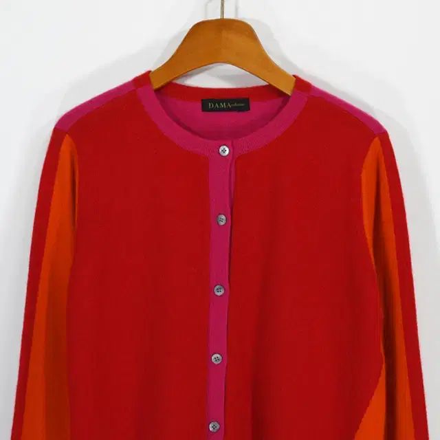 dama collection カシミヤ100% フード　カーディガン　オレンジ dama collection カシミヤ100% フード カーディガン オレンジ - メルカリ